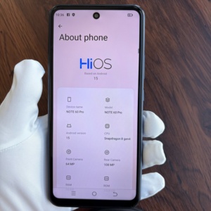 Note 60 Pro, Teléfono Desbloqueado con Diseño Elegante y Atractivo, Doble SIM, Teléfono Inteligente Android, Todas las Bandas de Red, Venta al Por Mayor de Fábrica - Product Image 3