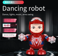 2024 nouveau Design jouets à piles danse Robot héros super-héros figurine électronique jouet danse héros lumière et musique