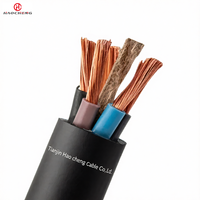 Kabel Pompa Submersible JHS Selubung Karet Tahan Air Inti Tembaga 450/750V untuk Motor Bawah Air