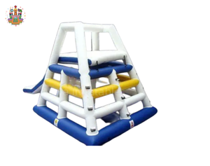 เกมปีนน้ำเป่าลมเกรดเชิงพาณิชย์โนวาพร้อมแผ่นสไลด์สำหรับสวนวัสดุพีวีซีความจุ100-500กิโลกรัมรับประกัน1ปี - Product Image 4