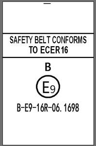 <span class=keywords><strong>Ceinture</strong></span> de sécurité automobile à 2 points certifiée E9 anti-âge, en polyester renforcé d'acier, universelle, durable - Product Image 6