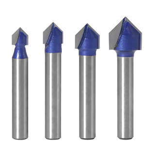 Solid Carbide 60 Degree V Groove Cutter for Woodworking and Engraving <strong>CNC</strong> <strong>Router</strong> <strong>Bits</strong> - Product Image 5