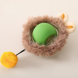 Eco-friendly giocattolo interattivo per animali domestici palla automatica <span class=keywords><strong>Teaser</strong></span> per cane gatto Pet forniture per animali domestici in Silicone interattivo intelligente gatto Pet palla giocattolo - Product Image 5