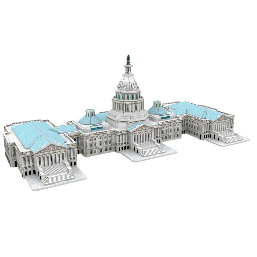 建築建築モデルキット米国議会議事堂ワシントン3Dパズル子供向けギフト