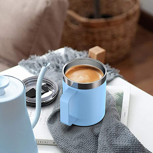 Tazza <span class=keywords><strong>da</strong></span> <span class=keywords><strong>caffè</strong></span> personalizzata sottovuoto a doppia parete in acciaio inossidabile <span class=keywords><strong>da</strong></span> 12 once tazza <span class=keywords><strong>da</strong></span> birra isolata <span class=keywords><strong>da</strong></span> 12 once <span class=keywords><strong>con</strong></span> manico tazza <span class=keywords><strong>da</strong></span> <span class=keywords><strong>caffè</strong></span> - Product Image 6