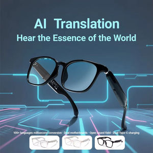 Gafas Inteligentes F19 con IA, Traducción de Audio, Música Inalámbrica, Clima, Asistente de Voz, Auriculares, Gafas de Sol Inteligentes Portátiles - Product Image 4