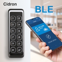 Lecteurs de contrôle d'accès Cidron RS485 OSDP Wiegand Mifare DESFire NFC BLE avec application mobile et scanner QR ODM OEM
