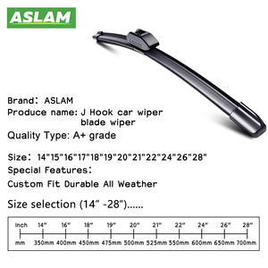 Lame d'essuie-glace universelle ASLAM U-04 personnalisée pour voitures BMW, durable et stable, compatible avec la plupart des modèles, vente en gros d'usine - Product Image 2