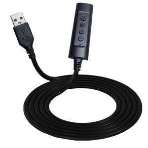 3.5mm để USB Card âm thanh bên ngoài với khối lượng kiểm soát/mics/loa trên nút tắt tự động phát hiện Card âm thanh - Product Image 3
