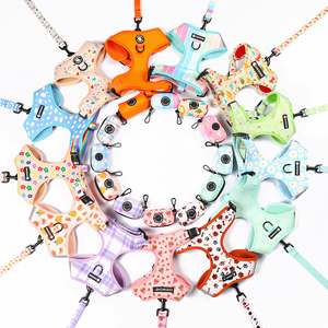 <span class=keywords><strong>Harness</strong></span> Anjing Neoprene Custom, Set <span class=keywords><strong>Harness</strong></span> Anjing Warna-warni, Kalung & Tali Anjing, French <span class=keywords><strong>Bulldog</strong></span>, MOQ Rendah, Kustomisasi, Supplier OEM - Product Image 3