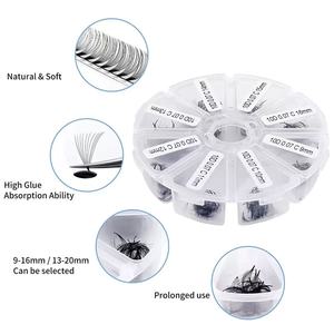 500 bouquets de <span class=keywords><strong>cils</strong></span> préfabriqués, éventails de <span class=keywords><strong>cils</strong></span> professionnels, bouquets de <span class=keywords><strong>cils</strong></span> pré-faits, éventails de volume pré-faits, extensions de <span class=keywords><strong>cils</strong></span> Promade Fans - Product Image 5