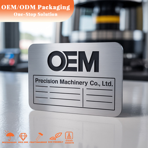 Nhãn kim loại phù hợp với bảng tên nhôm siêu mỏng cho nhãn dán kim loại có độ bền nhẹ - Product Image 1