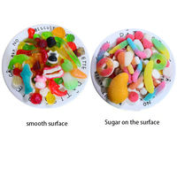 Bonbons gélifiés en vrac en gros, bonbons gélifiés au sucre granulé, bonbons gélifiés à l'huile et au caoutchouc, bonbons américains Haribo, bonbons halal, bonbons gélifiés