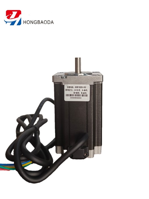 Hongbaoda High Torque Low Heat Generation Hybrid Open Loop Stepper Motor 60BYG250-102 60BYG250 Series 3.5N m NEMA24