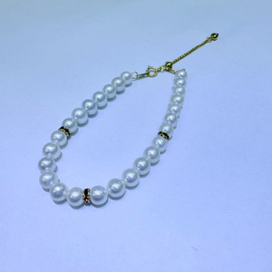 Bracelet en perles d'eau douce naturelles Zhuji, best-seller en Europe et en Amérique, 5-6 mm rond, presque parfait, collier en argent pur Aurora - Product Image 4