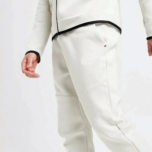 OEM Design Kleding Nk Tech Fleece Voetbalshirt Wit Heren Tech Fleece Trainingspak Volledige Rits Hoodie Joggingbroek Sweatpants Trainingspak - Product Image 3