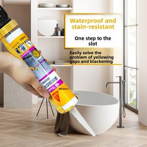 Pegamento de vidrio <span class=keywords><strong>Sika</strong></span> MP a prueba de moho, impermeable, de silicona, para cocina, baño, zócalo, sellador para construcción, estufa, borde, Unión de inodoro - Product Image 2