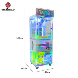 آلة هدايا أركيد جديدة شفافة تعمل بالعملات المعدنية مع مشبك معدني وبلاستيكي، ضمان لمدة سنة، باللغة الإنجليزية - Product Image 4