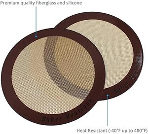 <span class=keywords><strong>Tapis</strong></span> de cuisson en silicone, lot de 2, antiadhésifs, jetables, résistants à la chaleur, compatibles four et lave-vaisselle, pour pâtisserie (type <span class=keywords><strong>Silpat</strong></span>) - Product Image 2