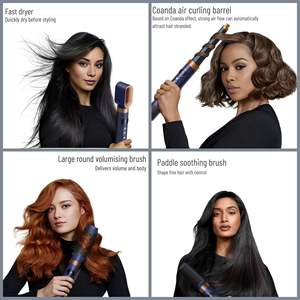 Diffuseur de sèche-<span class=keywords><strong>cheveux</strong></span> avec buse ionique 1000W pour coiffage automatique bouclant et lissant - Product Image 6