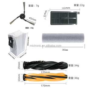 Convient pour Dreame <span class=keywords><strong>Aqua</strong></span> 10 <span class=keywords><strong>Pro</strong></span> Track/Aqua10 Ultra Roller/Aqua10 ultra Track /X50pro pièces d'aspirateur brosse filtre sac vadrouille accessoires - Product Image 2