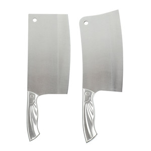 Los vendedores ambulantes y las ferias comerciales ofrecen cuchillos de cocina afilados, hachas, juegos para cortar huesos y acero de artillería de Guangdong. - Product Image 1