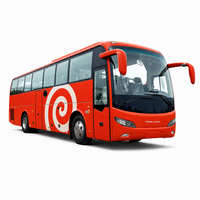 Bus touristique TENGLONG de 12 mètres, moteur diesel Euro III Cummins, moteur arrière, avec salle de bain