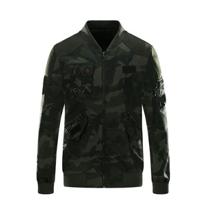 Blouson bomber léger en nylon pour homme, style décontracté, coupe varsity, coupe-vent, longueur longue, idéal pour l'hiver - Product Image 2