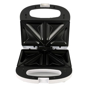 Mini <span class=keywords><strong>gaufrier</strong></span> 2 tranches en aluminium avec plaques antiadhésives, 700-750W, thermostat électrique réglable, boîtier anti-chaleur, protection contre la surchauffe - Product Image 3