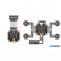 Contrôleur de vol JHEMCU F745 avec ESC 4-en-1 60A AM32 32 bits 3-6S et Blackbox OSD pour drone FPV de course freestyle
