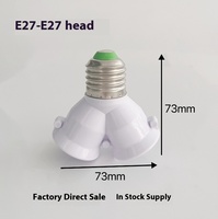 Adaptateur de base à vis en plastique B22 vers E27 E14 vers E27 et E40 vers E27 Extension de convertisseur à baïonnette pour lampes