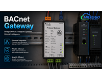 Milesgo BAC1002-ARM Gateway Industrial BACnet, Convertidor de Modbus a BACnet IP MSTP OPC UA MQTT para BMS