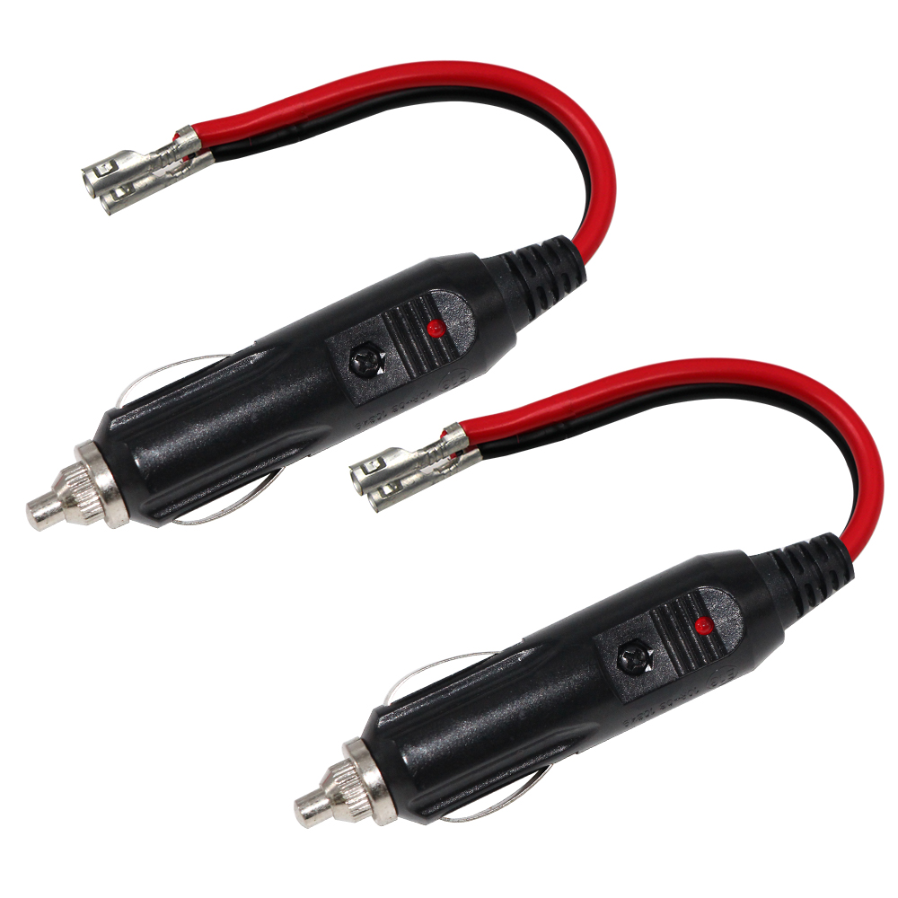 what size cable for 12v cigarette lighter 12 Volt Cigarette Lighter Male to Terminal Cable Adapter