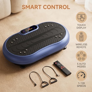 Plateforme vibrante ultra silencieuse pour entraînement à domicile, perte de <span class=keywords><strong>poids</strong></span> et remodelage corporel, vitesse 120, charge 150 kg - Product Image 6