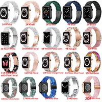 Strap Resin untuk Jam Tangan IWatch, Desain Tiga Rantai, Mekanisme Lipat, 49mm, Universal, Modis, Tahan Air, Impor