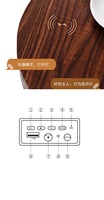 WEKIS Offre Spéciale meuble professionnel sans fil, Table d'appoint intelligente, Simple, en bois massif, haut-parleur à dents bleues, Table basse, prix bas