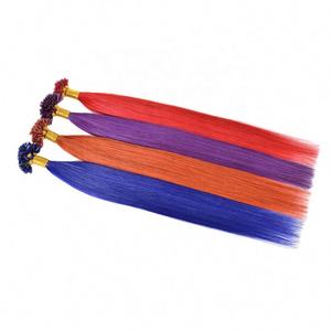 High Quality Wholesale Curly Cuticle Aligned Kinky Straight Raw Virgin Brazilian Remy I Tip Human <b>Hair</b> Extensions - Product Image 5