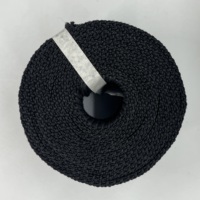 Fabricant de sangles ignifuges, sangle en polyester noir plus épaisse de 5 cm, sangle en nylon robuste pour ceinture