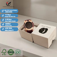 Boîte d'emballage personnalisée pour montre connectée écologique avec insert en EVA/carte en papier, boîte pour électronique intelligente, conception ODM et OEM gratuite