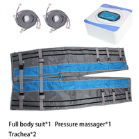 Appareil de pressothérapie à 16 airbags pour drainage lymphatique 0-90Kpa, système de relaxation corporelle avec analyseur de peau