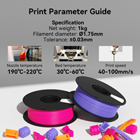 Filament PLA de couleur chocolat de bonne qualité et en promotion, 1,75 mm, pour toutes les imprimantes 3D FDM Bambu Lab