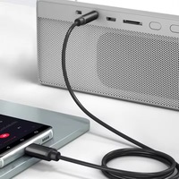 Câble audio auxiliaire USB-C 3,5 mm, adaptateur répartiteur USB-C 3,5 mm, extension stéréo 1 m, câble auxiliaire pour voiture et ordinateur