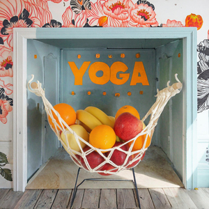 Bohemian Macrame Hanging Fruit and Vegetable Storage Basket Cotton Kitchen Decor Holder with Macrame <b>Hammock</b> - Product Image 3