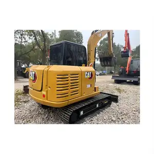 Used Mini Caterpillar Excavator Cat 306e2 Rubber Tracked Cat 303.5 304 306 307 Mini Digger Bagger With Dozer Used Excavators