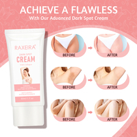 Crème blanchissante pour les pieds et les mains de marque privée lotion pour le corps blanchissante forte fabricant de crème blanchissante pour les aisselles