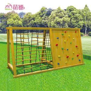 Estructuras de Escalada para Jardín de Infantes Moetry, Redes de Escalada de Madera para Niños, Escalador para Exteriores con Agarraderas - Product Image 3