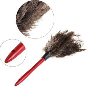 Struzzo Spolverino Qualità Ostrich Feather <span class=keywords><strong>Duster</strong></span> Con Manico In Legno - Product Image 6
