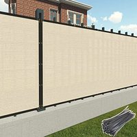 Épaissir Beige extérieur PatioAnti-UV filet d'ombrage filet pare-soleil balcon terrasse abri soleil arrière-cour Pergola Protection solaire auvent