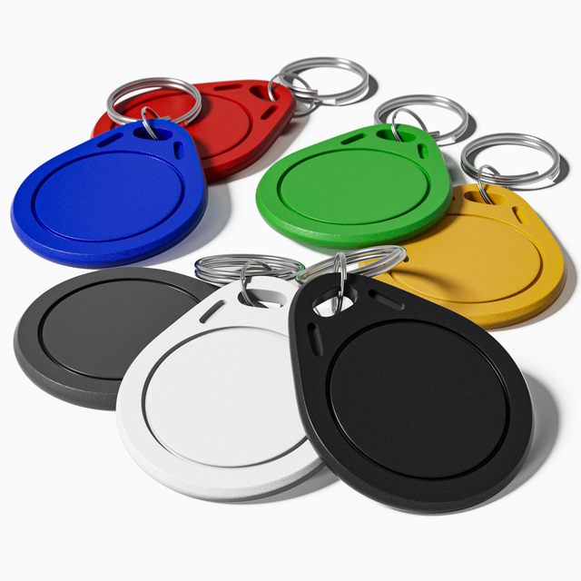 NFC Tags Ntag215 NFC Keytags Colorful NFC Rewritable NFC 215 Tag NFC Business Card Programmable NFC Tag 504 Bytes Keychain