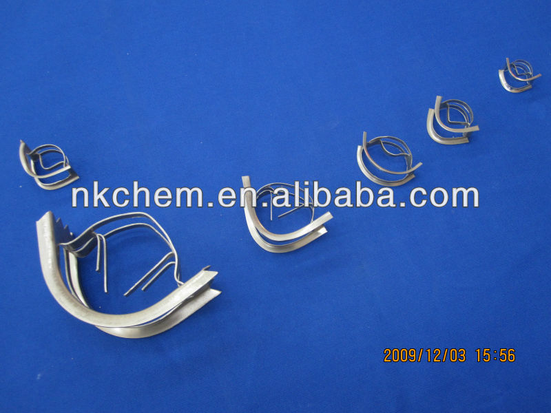 IMTP Intalox Metal Tower Packing 25, 38, 50, 76mm Unavailable ISO9001:2008 Provided CN;JIN NKCHEM Ordinary Product 1M3